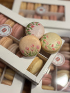 Hand Painted Floral Design Macarons